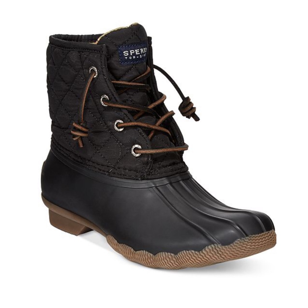 Sperry Saltwater Quilted Duck Booties